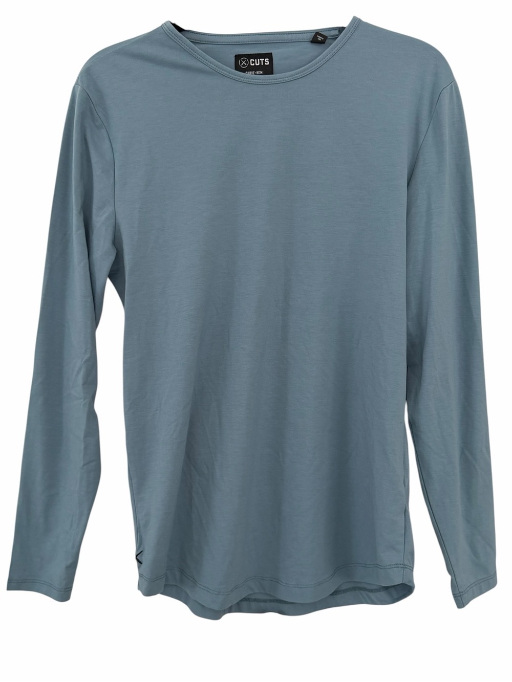 CUTS AO Curved Hem Long Sleeve T-Shirt Mens M